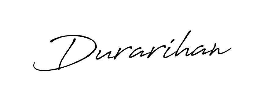 Use a signature maker to create a handwritten signature online. With this signature software, you can design (Antro_Vectra_Bolder) your own signature for name Durarihan. Durarihan signature style 7 images and pictures png
