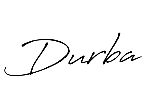 Create a beautiful signature design for name Durba. With this signature (Antro_Vectra_Bolder) fonts, you can make a handwritten signature for free. Durba signature style 7 images and pictures png