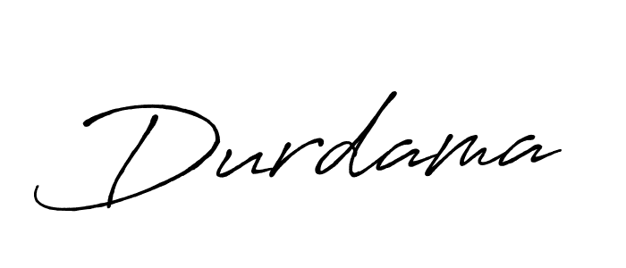 Design your own signature with our free online signature maker. With this signature software, you can create a handwritten (Antro_Vectra_Bolder) signature for name Durdama. Durdama signature style 7 images and pictures png