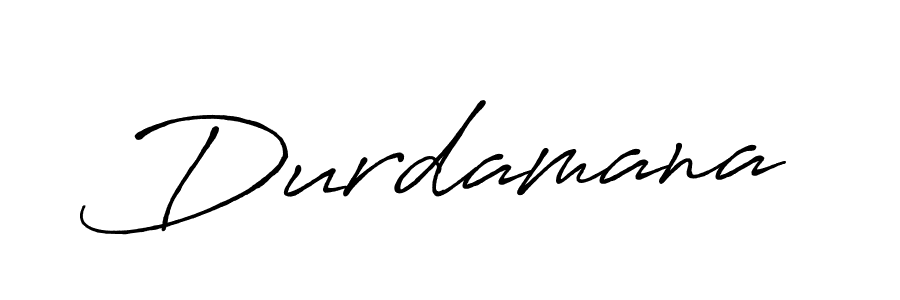 How to make Durdamana name signature. Use Antro_Vectra_Bolder style for creating short signs online. This is the latest handwritten sign. Durdamana signature style 7 images and pictures png