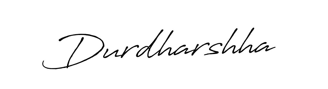 if you are searching for the best signature style for your name Durdharshha. so please give up your signature search. here we have designed multiple signature styles  using Antro_Vectra_Bolder. Durdharshha signature style 7 images and pictures png