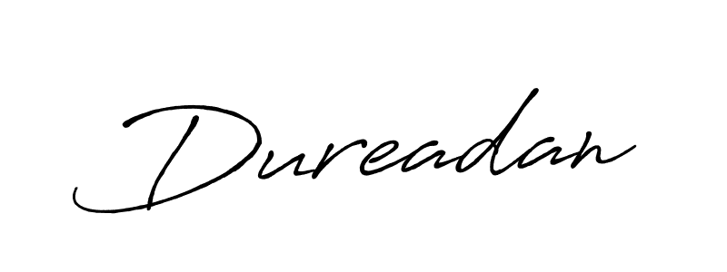 Create a beautiful signature design for name Dureadan. With this signature (Antro_Vectra_Bolder) fonts, you can make a handwritten signature for free. Dureadan signature style 7 images and pictures png