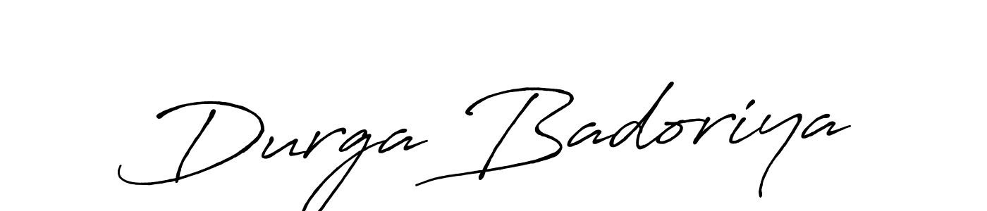 It looks lik you need a new signature style for name Durga Badoriya. Design unique handwritten (Antro_Vectra_Bolder) signature with our free signature maker in just a few clicks. Durga Badoriya signature style 7 images and pictures png