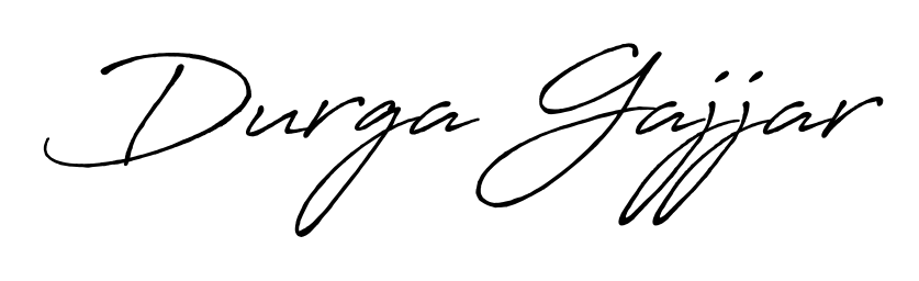 A dynamic signature style for Durga Gajjar using Antro_Vectra_Bolder script. Designed to look authentic, handwritten, and professional. Durga Gajjar signature style 7 images and pictures png