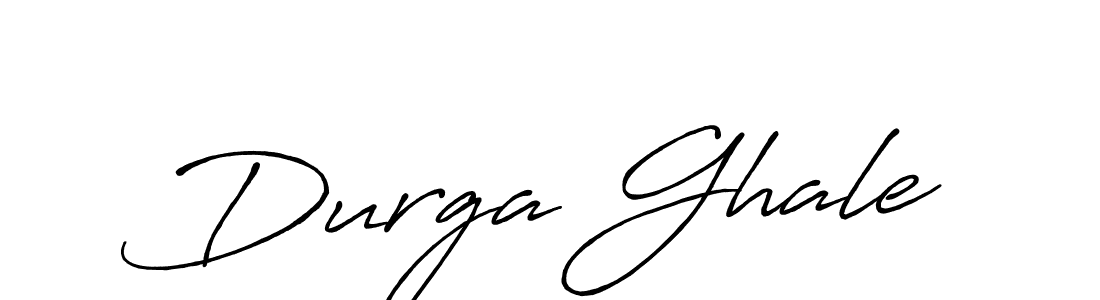 How to make Durga Ghale name signature. Use Antro_Vectra_Bolder style for creating short signs online. This is the latest handwritten sign. Durga Ghale signature style 7 images and pictures png