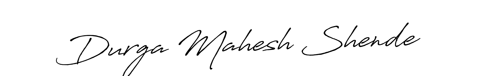 You should practise on your own different ways (Antro_Vectra_Bolder) to write your name (Durga Mahesh Shende) in signature. don't let someone else do it for you. Durga Mahesh Shende signature style 7 images and pictures png