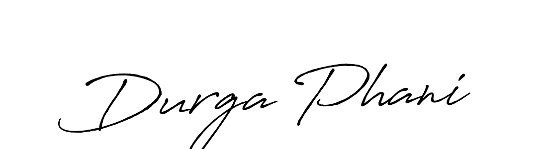 Durga Phani stylish signature style. Best Handwritten Sign (Antro_Vectra_Bolder) for my name. Handwritten Signature Collection Ideas for my name Durga Phani. Durga Phani signature style 7 images and pictures png