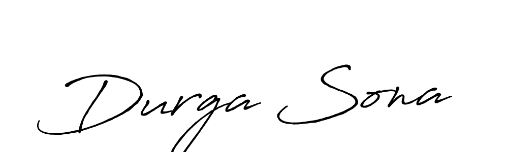 Create a beautiful signature design for name Durga Sona. With this signature (Antro_Vectra_Bolder) fonts, you can make a handwritten signature for free. Durga Sona signature style 7 images and pictures png