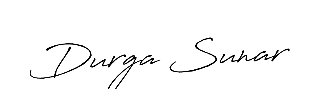 Use a signature maker to create a handwritten signature online. With this signature software, you can design (Antro_Vectra_Bolder) your own signature for name Durga Sunar. Durga Sunar signature style 7 images and pictures png