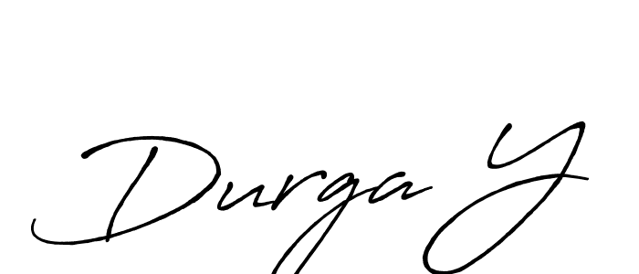 How to make Durga Y signature? Antro_Vectra_Bolder is a professional autograph style. Create handwritten signature for Durga Y name. Durga Y signature style 7 images and pictures png