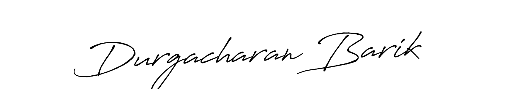 Make a beautiful signature design for name Durgacharan Barik. With this signature (Antro_Vectra_Bolder) style, you can create a handwritten signature for free. Durgacharan Barik signature style 7 images and pictures png
