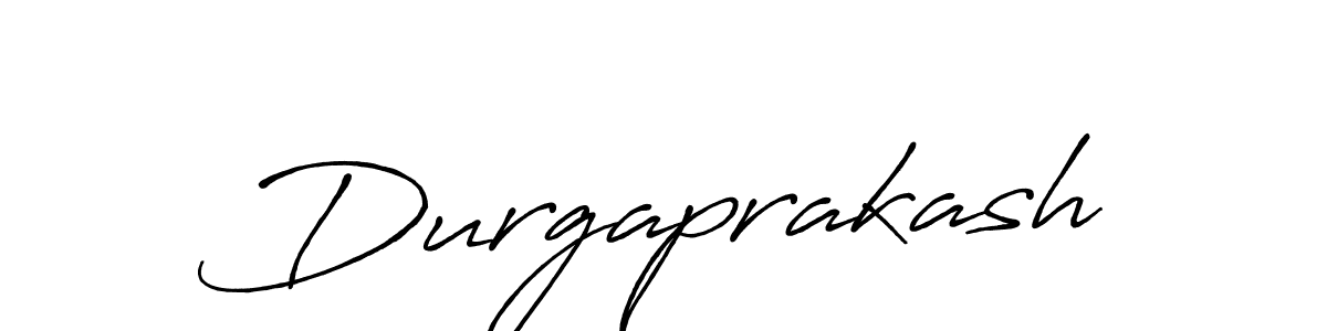 Make a beautiful signature design for name Durgaprakash. With this signature (Antro_Vectra_Bolder) style, you can create a handwritten signature for free. Durgaprakash signature style 7 images and pictures png