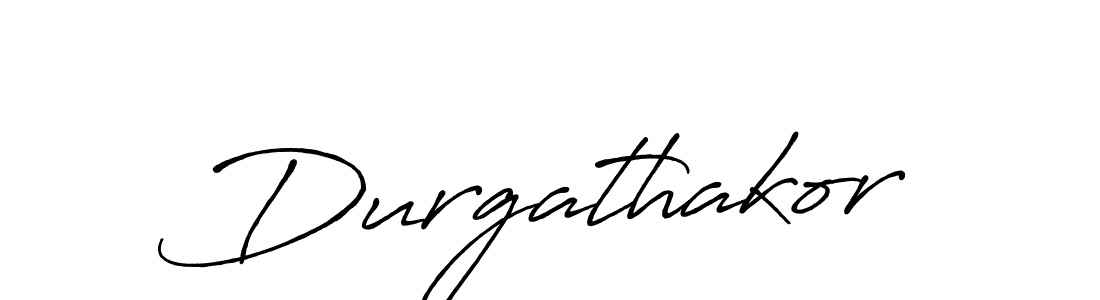 Make a beautiful signature design for name Durgathakor. With this signature (Antro_Vectra_Bolder) style, you can create a handwritten signature for free. Durgathakor signature style 7 images and pictures png