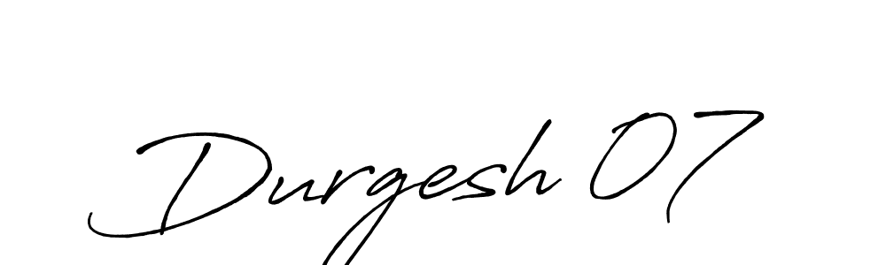 Durgesh 07 stylish signature style. Best Handwritten Sign (Antro_Vectra_Bolder) for my name. Handwritten Signature Collection Ideas for my name Durgesh 07. Durgesh 07 signature style 7 images and pictures png