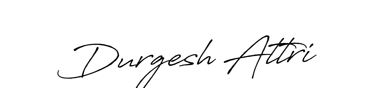 This is the best signature style for the Durgesh Attri name. Also you like these signature font (Antro_Vectra_Bolder). Mix name signature. Durgesh Attri signature style 7 images and pictures png