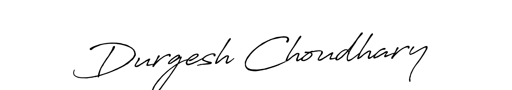 Durgesh Choudhary stylish signature style. Best Handwritten Sign (Antro_Vectra_Bolder) for my name. Handwritten Signature Collection Ideas for my name Durgesh Choudhary. Durgesh Choudhary signature style 7 images and pictures png