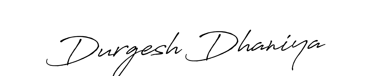 Also we have Durgesh Dhaniya name is the best signature style. Create professional handwritten signature collection using Antro_Vectra_Bolder autograph style. Durgesh Dhaniya signature style 7 images and pictures png