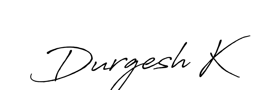 Also we have Durgesh K name is the best signature style. Create professional handwritten signature collection using Antro_Vectra_Bolder autograph style. Durgesh K signature style 7 images and pictures png