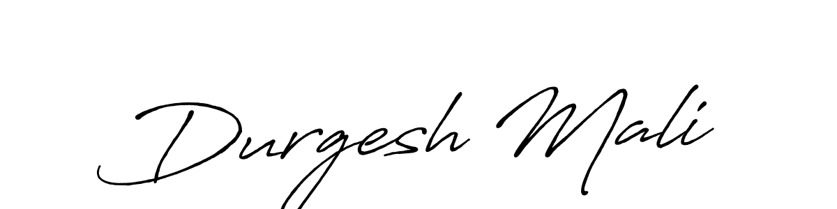 Also we have Durgesh Mali name is the best signature style. Create professional handwritten signature collection using Antro_Vectra_Bolder autograph style. Durgesh Mali signature style 7 images and pictures png