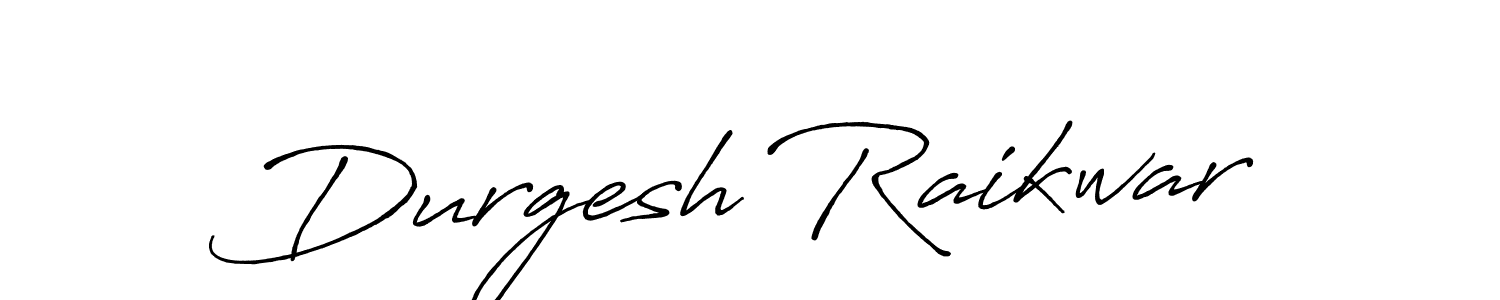 Design your own signature with our free online signature maker. With this signature software, you can create a handwritten (Antro_Vectra_Bolder) signature for name Durgesh Raikwar. Durgesh Raikwar signature style 7 images and pictures png