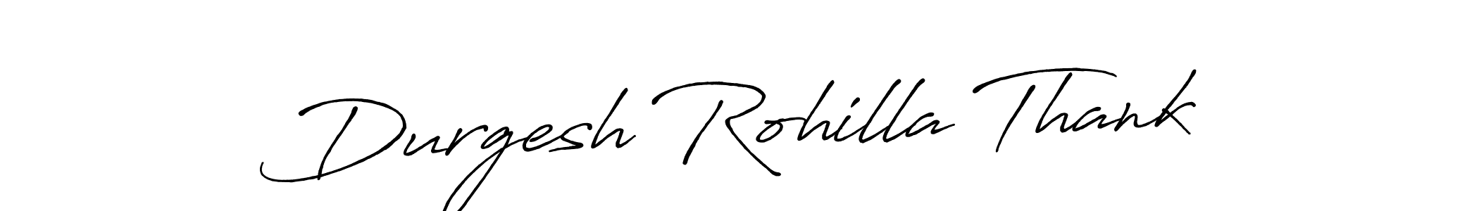 Use a signature maker to create a handwritten signature online. With this signature software, you can design (Antro_Vectra_Bolder) your own signature for name Durgesh Rohilla Thank. Durgesh Rohilla Thank signature style 7 images and pictures png