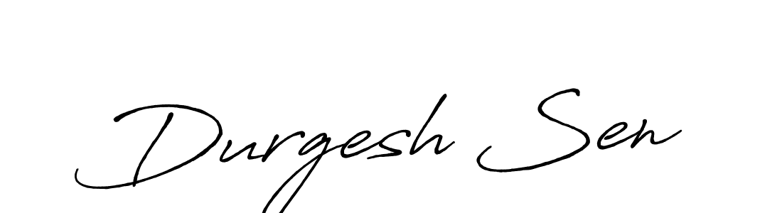 Design your own signature with our free online signature maker. With this signature software, you can create a handwritten (Antro_Vectra_Bolder) signature for name Durgesh Sen. Durgesh Sen signature style 7 images and pictures png