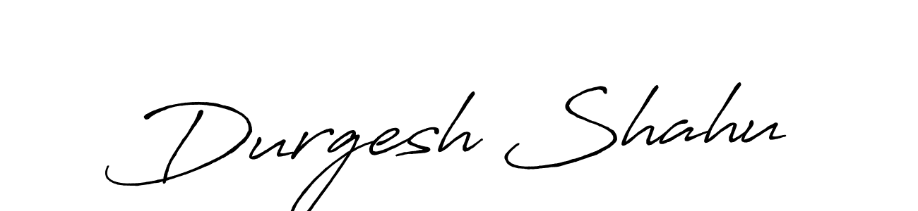 You should practise on your own different ways (Antro_Vectra_Bolder) to write your name (Durgesh Shahu) in signature. don't let someone else do it for you. Durgesh Shahu signature style 7 images and pictures png