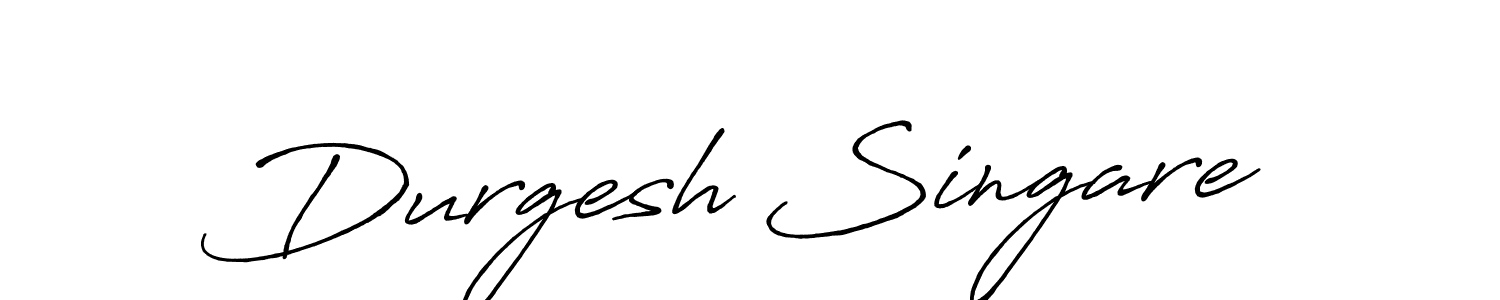 How to make Durgesh Singare signature? Antro_Vectra_Bolder is a professional autograph style. Create handwritten signature for Durgesh Singare name. Durgesh Singare signature style 7 images and pictures png