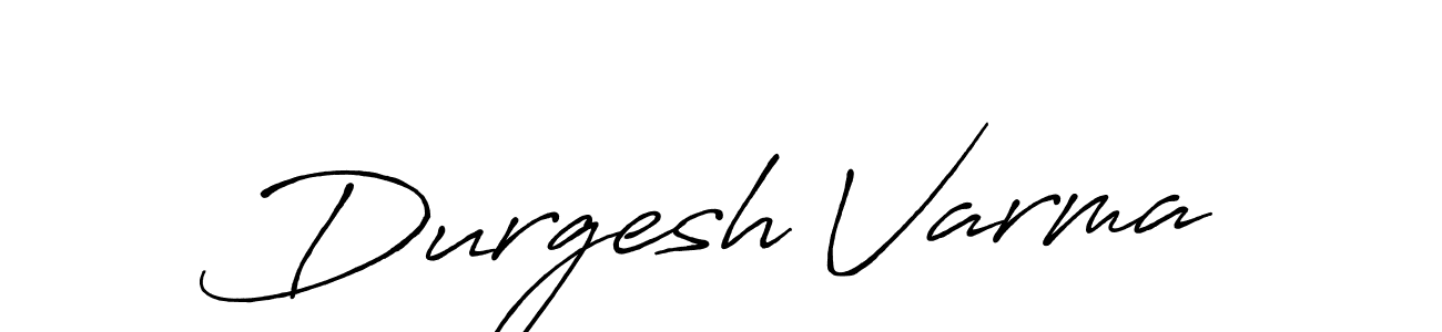 Design your own signature with our free online signature maker. With this signature software, you can create a handwritten (Antro_Vectra_Bolder) signature for name Durgesh Varma. Durgesh Varma signature style 7 images and pictures png