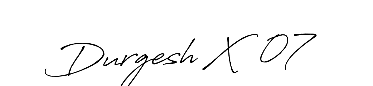 if you are searching for the best signature style for your name Durgesh X  07. so please give up your signature search. here we have designed multiple signature styles  using Antro_Vectra_Bolder. Durgesh X  07 signature style 7 images and pictures png