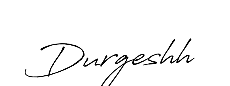 Also we have Durgeshh name is the best signature style. Create professional handwritten signature collection using Antro_Vectra_Bolder autograph style. Durgeshh signature style 7 images and pictures png