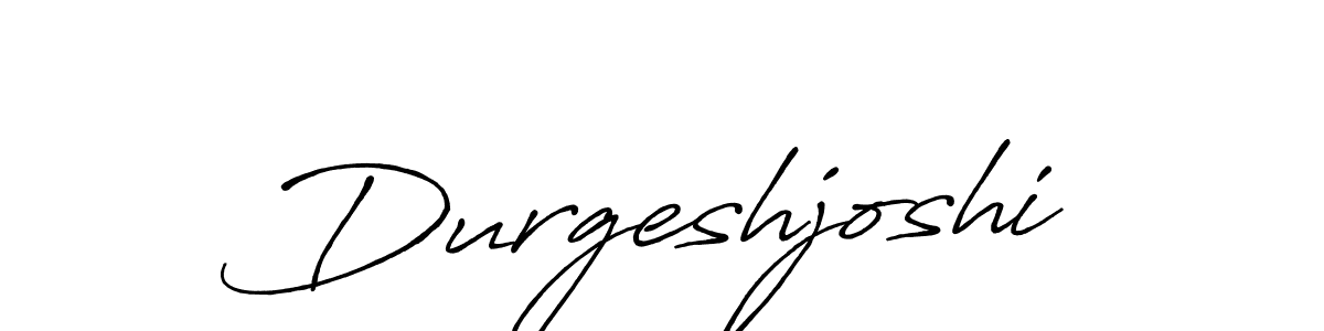 Make a beautiful signature design for name Durgeshjoshi. With this signature (Antro_Vectra_Bolder) style, you can create a handwritten signature for free. Durgeshjoshi signature style 7 images and pictures png