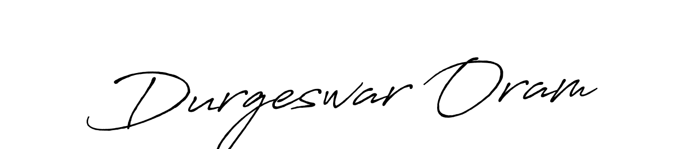 Antro_Vectra_Bolder is a professional signature style that is perfect for those who want to add a touch of class to their signature. It is also a great choice for those who want to make their signature more unique. Get Durgeswar Oram name to fancy signature for free. Durgeswar Oram signature style 7 images and pictures png