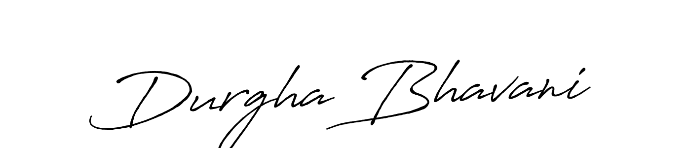 Make a beautiful signature design for name Durgha Bhavani. With this signature (Antro_Vectra_Bolder) style, you can create a handwritten signature for free. Durgha Bhavani signature style 7 images and pictures png