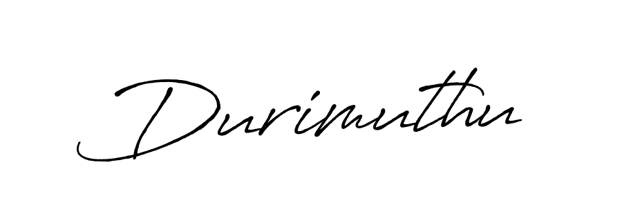 Design your own signature with our free online signature maker. With this signature software, you can create a handwritten (Antro_Vectra_Bolder) signature for name Durimuthu. Durimuthu signature style 7 images and pictures png