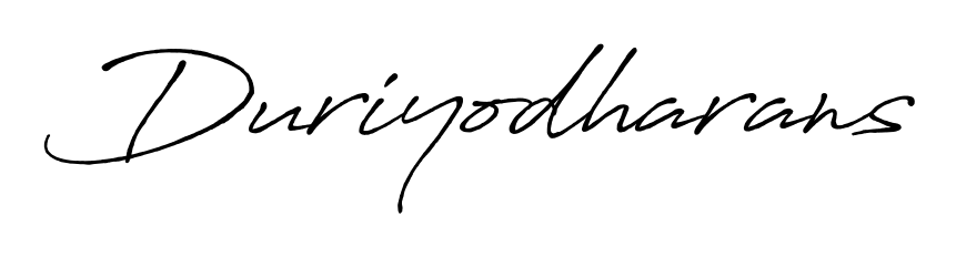 Practice writing Duriyodharans with the flow of Antro_Vectra_Bolder lettering. A fantastic source of inspiration for developing your personal signature style. Duriyodharans signature style 7 images and pictures png