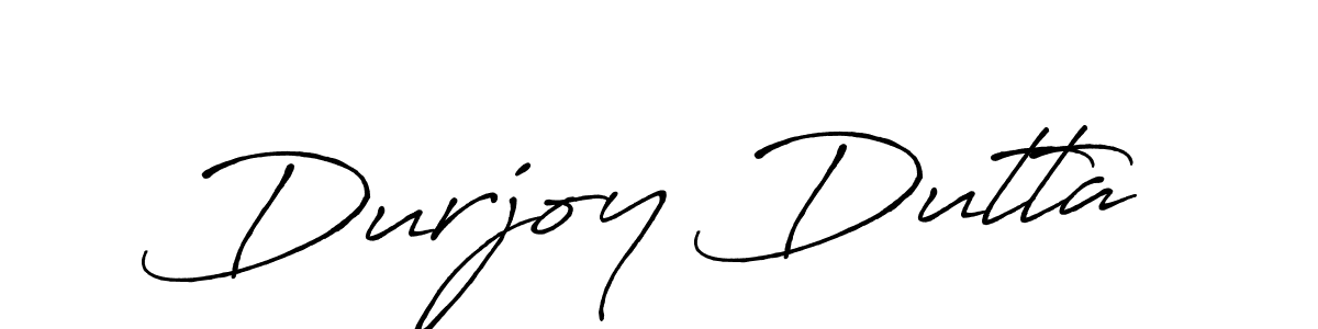 How to make Durjoy Dutta signature? Antro_Vectra_Bolder is a professional autograph style. Create handwritten signature for Durjoy Dutta name. Durjoy Dutta signature style 7 images and pictures png