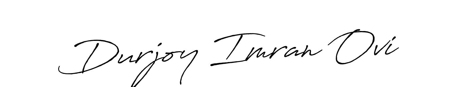 Use a signature maker to create a handwritten signature online. With this signature software, you can design (Antro_Vectra_Bolder) your own signature for name Durjoy Imran Ovi. Durjoy Imran Ovi signature style 7 images and pictures png