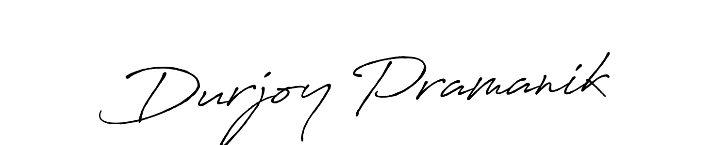 How to make Durjoy Pramanik signature? Antro_Vectra_Bolder is a professional autograph style. Create handwritten signature for Durjoy Pramanik name. Durjoy Pramanik signature style 7 images and pictures png