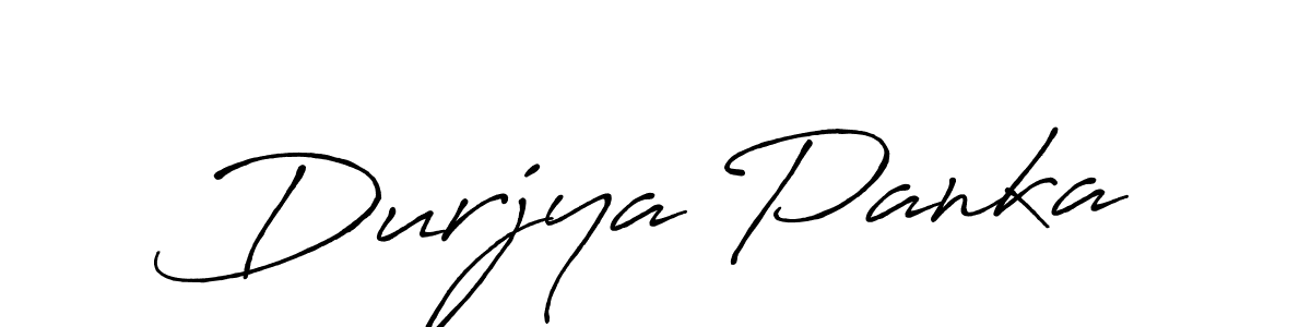 Antro_Vectra_Bolder is a professional signature style that is perfect for those who want to add a touch of class to their signature. It is also a great choice for those who want to make their signature more unique. Get Durjya Panka name to fancy signature for free. Durjya Panka signature style 7 images and pictures png