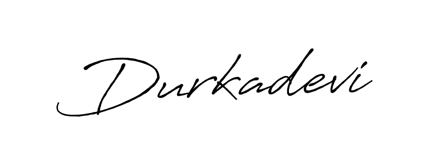 You should practise on your own different ways (Antro_Vectra_Bolder) to write your name (Durkadevi) in signature. don't let someone else do it for you. Durkadevi signature style 7 images and pictures png