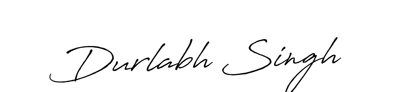 You should practise on your own different ways (Antro_Vectra_Bolder) to write your name (Durlabh Singh) in signature. don't let someone else do it for you. Durlabh Singh signature style 7 images and pictures png