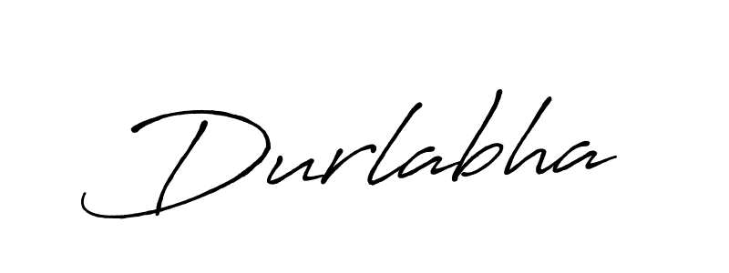 Durlabha stylish signature style. Best Handwritten Sign (Antro_Vectra_Bolder) for my name. Handwritten Signature Collection Ideas for my name Durlabha. Durlabha signature style 7 images and pictures png