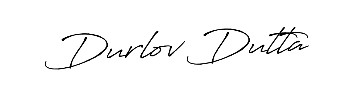 How to make Durlov Dutta signature? Antro_Vectra_Bolder is a professional autograph style. Create handwritten signature for Durlov Dutta name. Durlov Dutta signature style 7 images and pictures png
