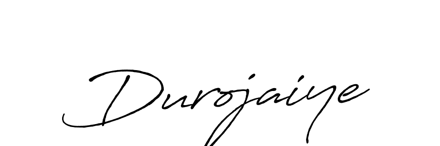 Design your own signature with our free online signature maker. With this signature software, you can create a handwritten (Antro_Vectra_Bolder) signature for name Durojaiye. Durojaiye signature style 7 images and pictures png