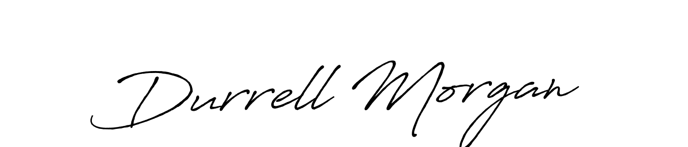 You should practise on your own different ways (Antro_Vectra_Bolder) to write your name (Durrell Morgan) in signature. don't let someone else do it for you. Durrell Morgan signature style 7 images and pictures png