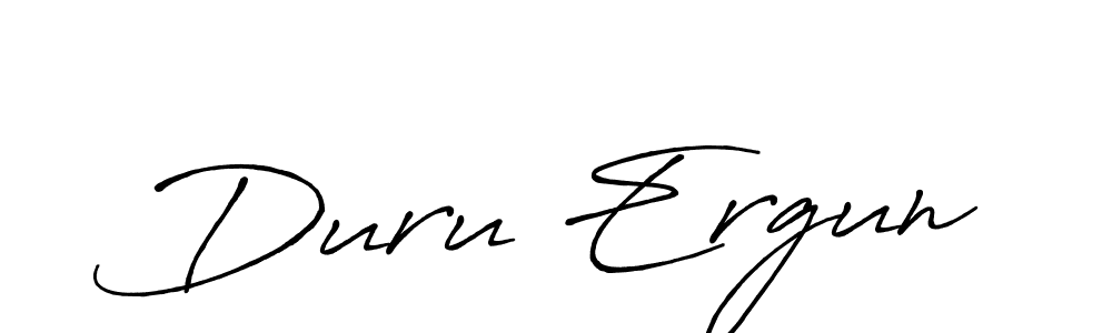 The best way (Antro_Vectra_Bolder) to make a short signature is to pick only two or three words in your name. The name Duru Ergun include a total of six letters. For converting this name. Duru Ergun signature style 7 images and pictures png