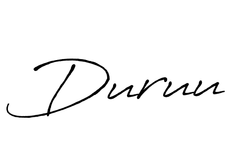 Also You can easily find your signature by using the search form. We will create Duruu name handwritten signature images for you free of cost using Antro_Vectra_Bolder sign style. Duruu signature style 7 images and pictures png