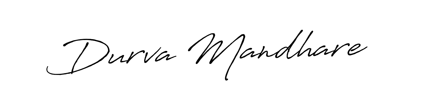 You should practise on your own different ways (Antro_Vectra_Bolder) to write your name (Durva Mandhare) in signature. don't let someone else do it for you. Durva Mandhare signature style 7 images and pictures png