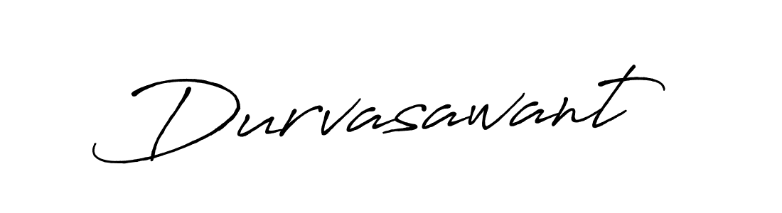 Create a beautiful signature design for name Durvasawant. With this signature (Antro_Vectra_Bolder) fonts, you can make a handwritten signature for free. Durvasawant signature style 7 images and pictures png